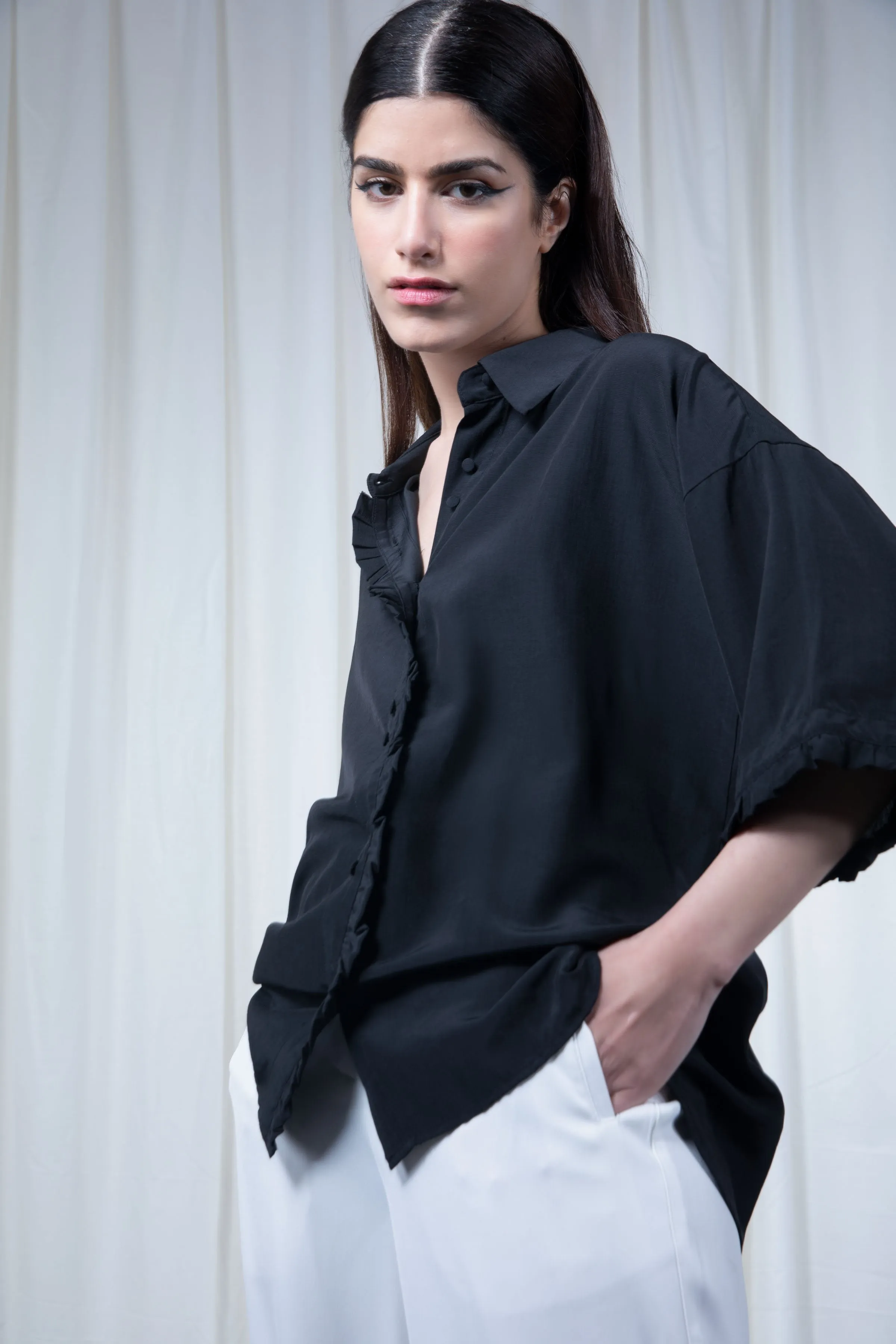 Black Baggy Shirt