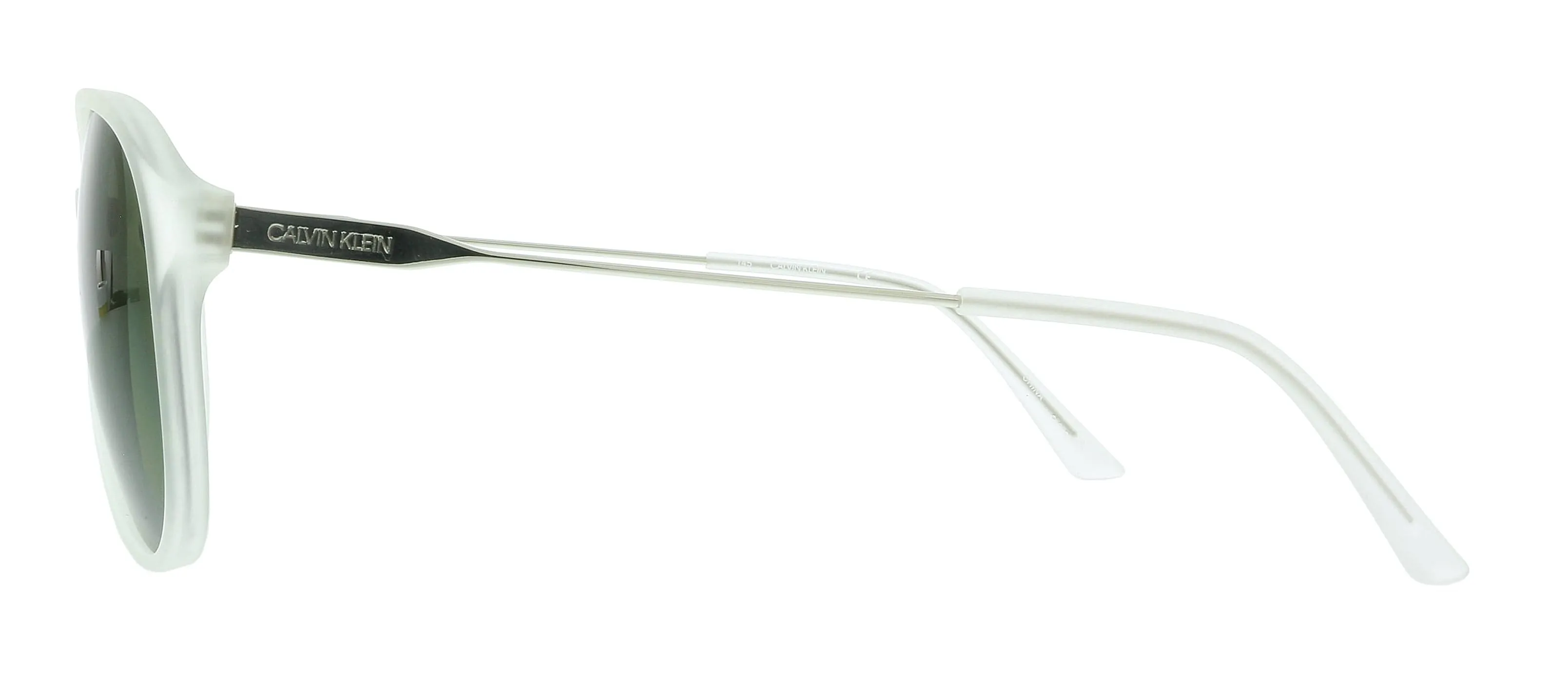 Calvin Klein CK20702S 971 Matte Crystal Rectangle Sunglasses