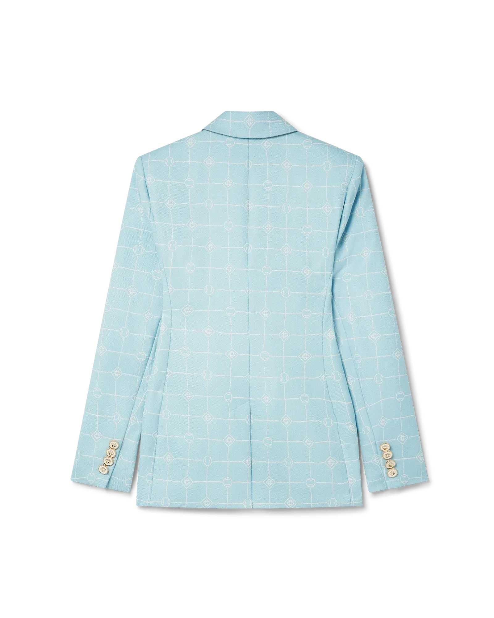Double Breasted Jacquard Jacket