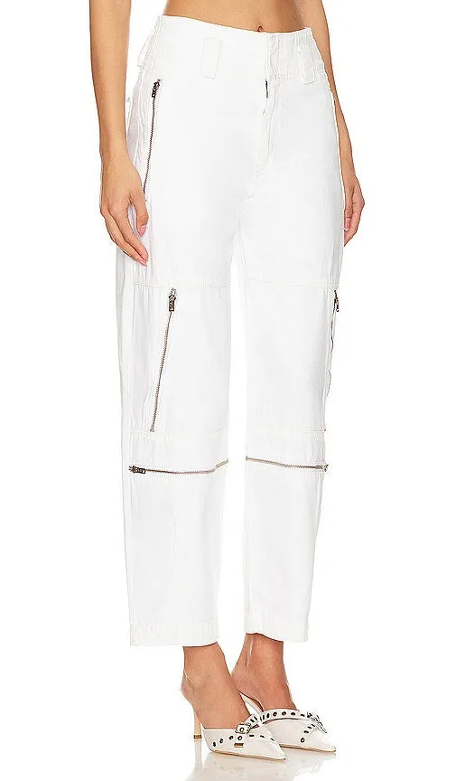ETICA Doyle Biker Pant in White