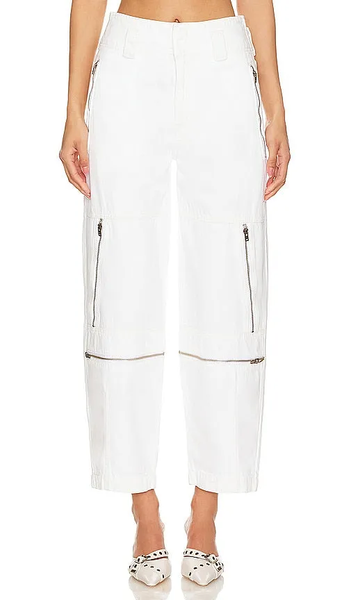 ETICA Doyle Biker Pant in White