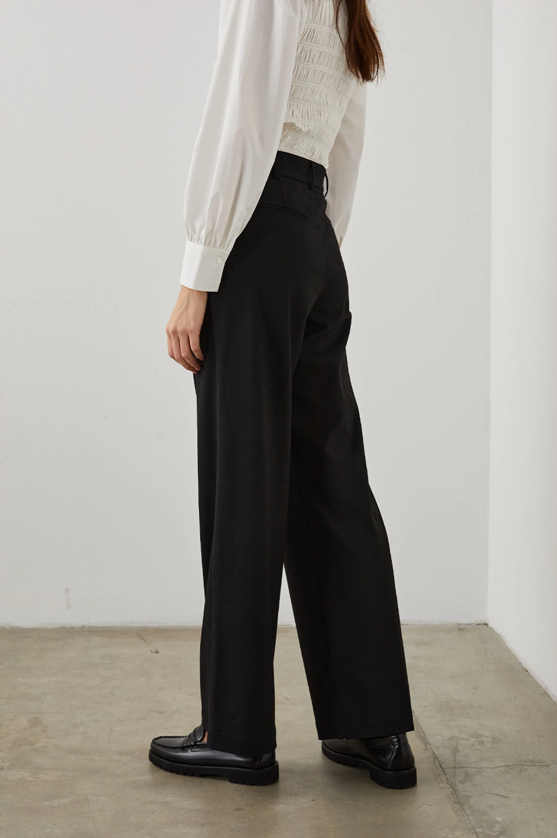 MARNIE PANT - BLACK TWILL