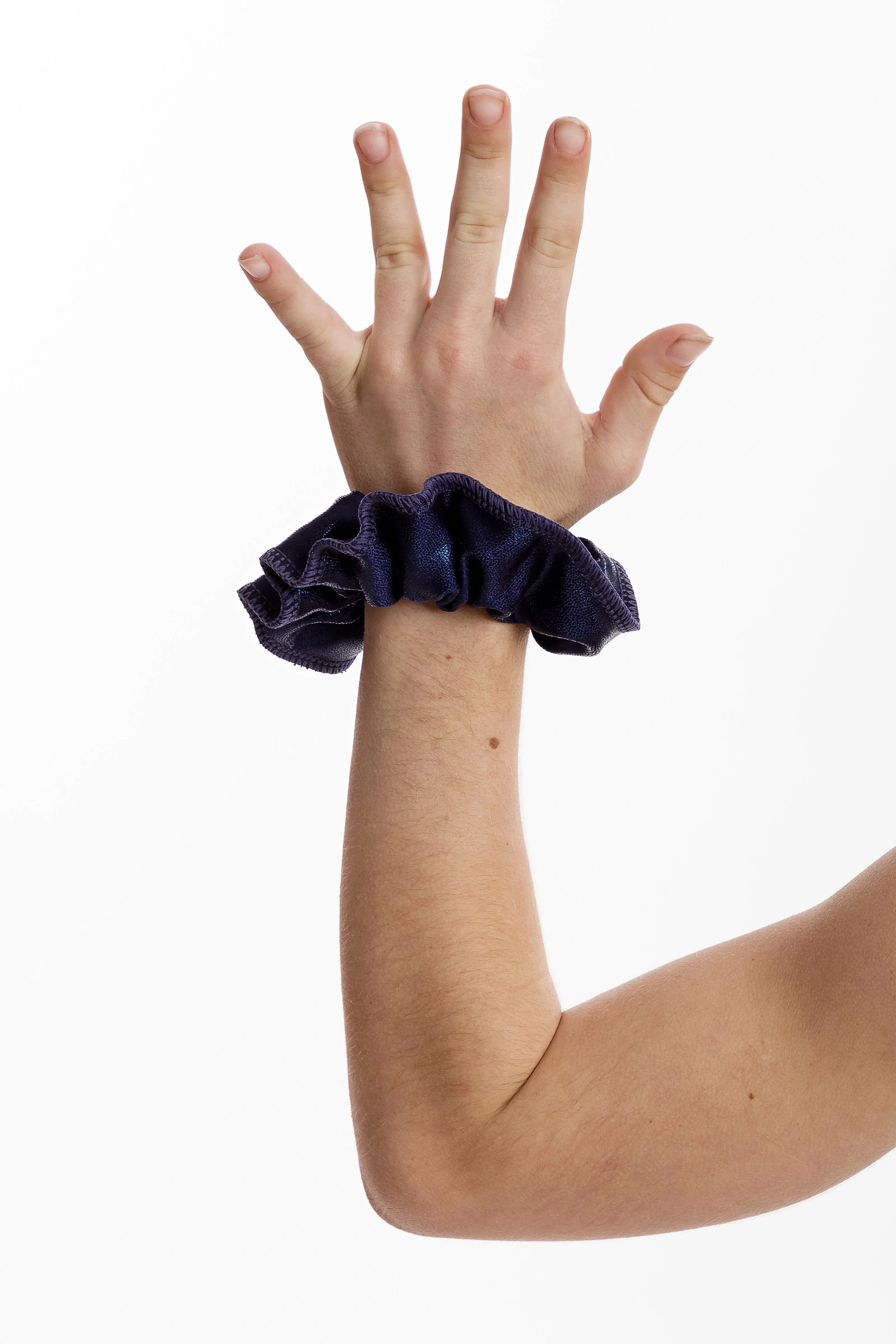 Navy Mystique Hair Scrunchie