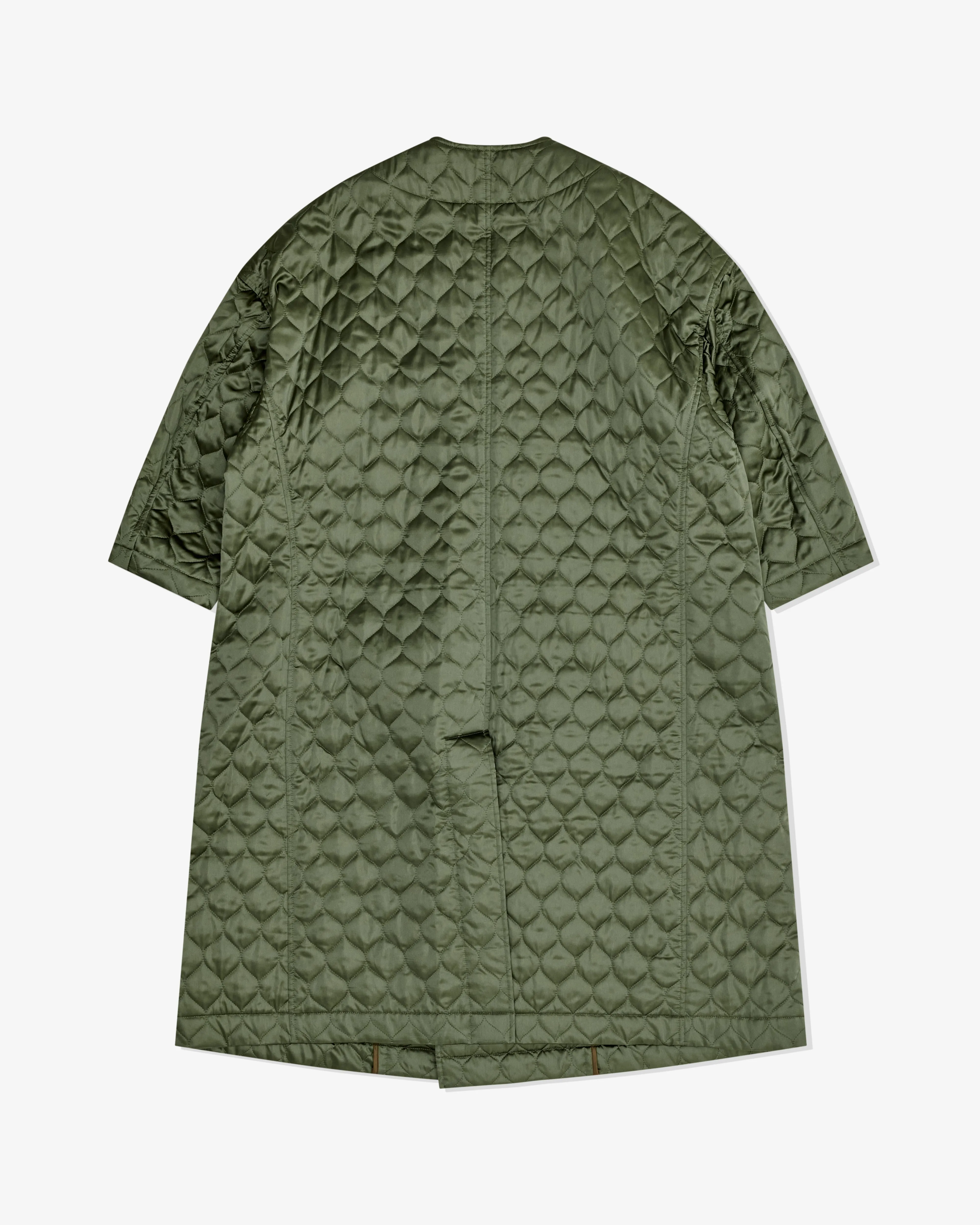 Noir Kei Ninomiya - Women's Quilted Double Breasted Coat - (Khaki)
