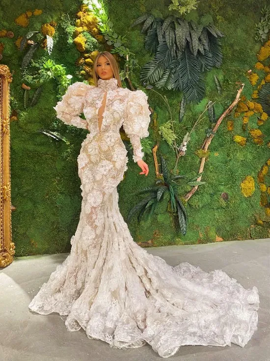 Piper Puff Sleeves  Wedding Dress