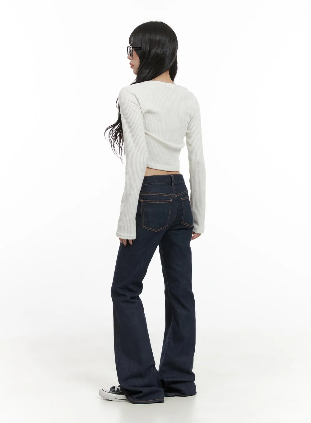 Scoop Neck Structured Crop Top CG421