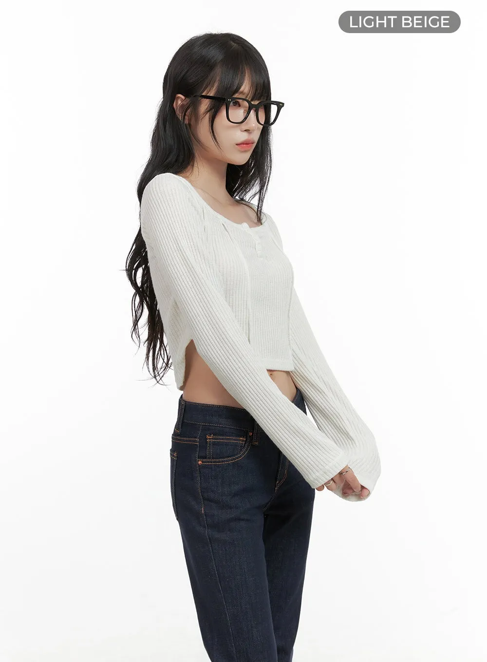 Scoop Neck Structured Crop Top CG421