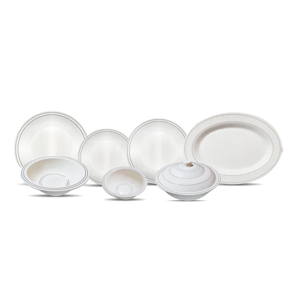 Sleek Borders Dinner Set