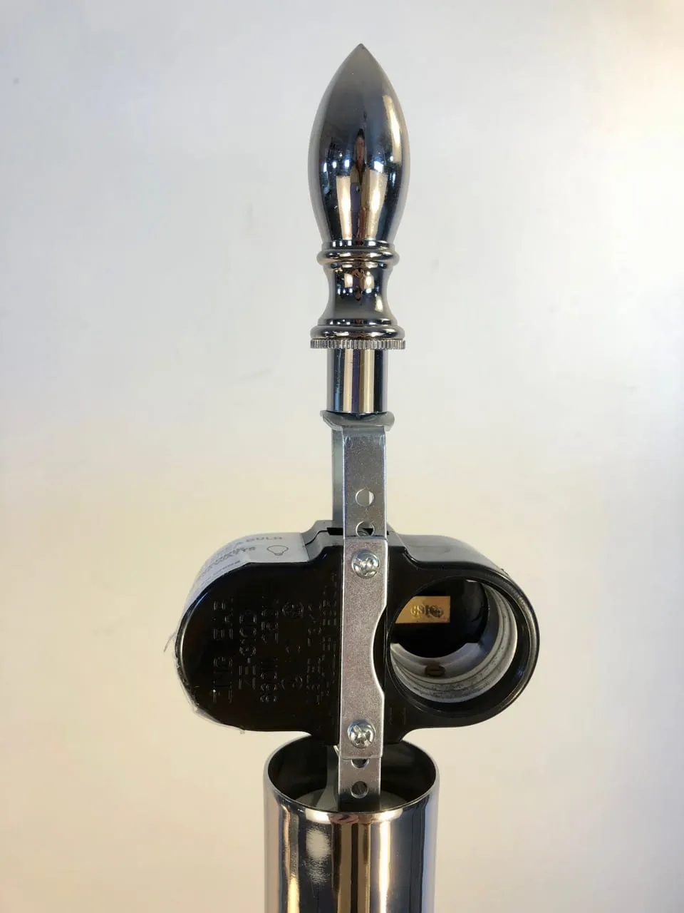 Table Lamp, Tall, Sleek, Chrome, Contemporary