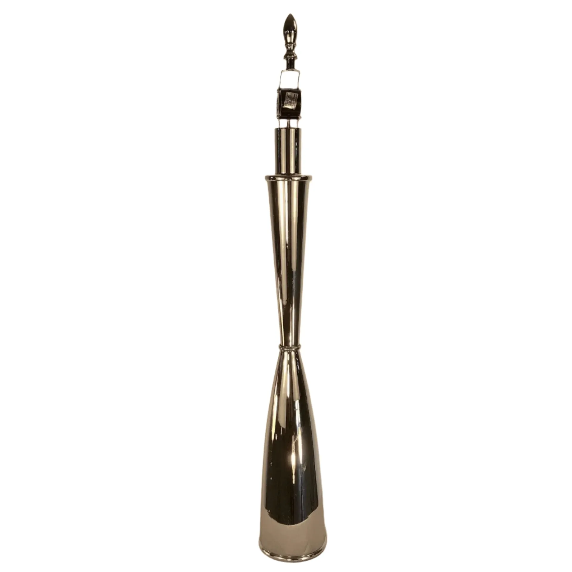 Table Lamp, Tall, Sleek, Chrome, Contemporary